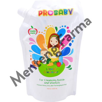Probaby Liquid Cleanser 450 mL - Sabun Cuci Botol Bayi - Menteng Farma