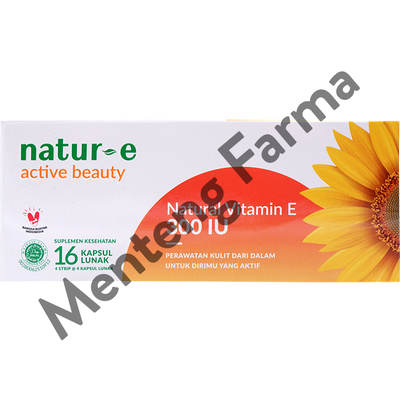 Natur E Natural Vitamin E 300 IU Isi 16 Kapsul - Menteng Farma