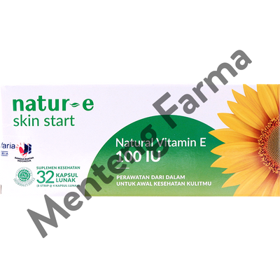 Natur E Natural Vitamin E 100 IU Isi 32 Kapsul - Menteng Farma
