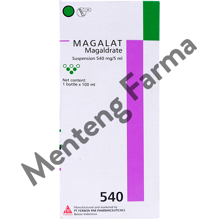 Magalat Sirup 100 ml - Sirup Obat Gangguan Maag dan Asam Lambung - Menteng Farma