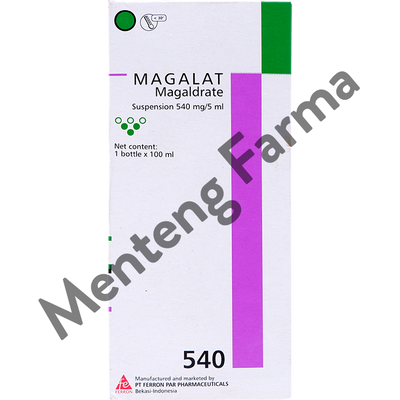 Magalat Sirup 100 ml - Sirup Obat Gangguan Maag dan Asam Lambung - Menteng Farma