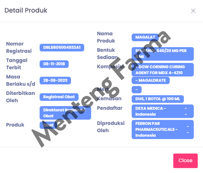 Magalat Sirup 100 ml - Sirup Obat Gangguan Maag dan Asam Lambung - Menteng Farma