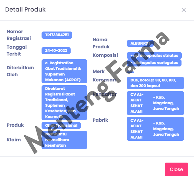 Albufirst 30 Kapsul - Suplemen Kesehatan dengan Ekstrak Ikan Gabus - Menteng Farma