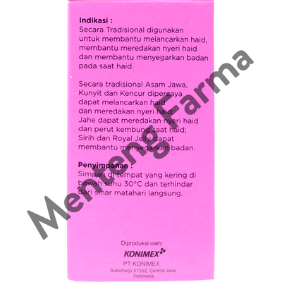 Feminax Cair Lancar Haid 5 Sachet - Meredakan Nyeri Haid - Menteng Farma