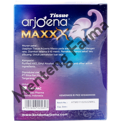 Tissue Arjoena Maxxx - Tisu Magic Antiseptik - Menteng Farma