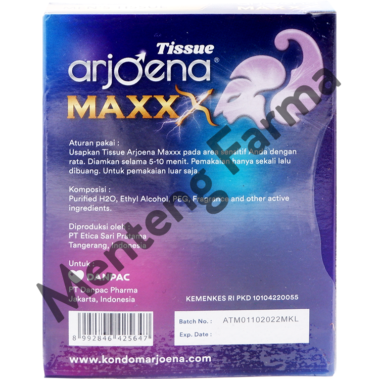 Tissue Arjoena Maxxx - Tisu Magic Antiseptik - Menteng Farma