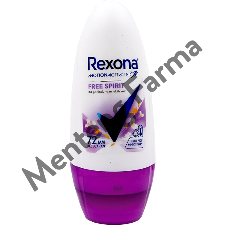 Rexona Anti-Perspirant Deodorant Roll On Free Spirit 45 ML - Bebas Keringat dan Bau Badan Hingga 48 - Menteng Farma