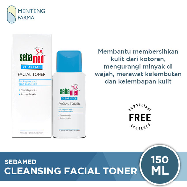 Sebamed Clear Face Facial Toner 150 ML - Toner Pembersih Wajah - Menteng Farma