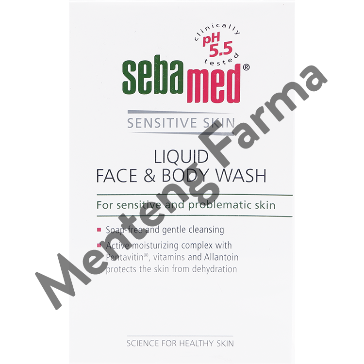 Sebamed Liquid Face and Body Wash 200 ML - Sabun Kulit Sensitif - Menteng Farma