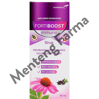 Fortiboost Immuno 60 mL - Suplemen Jaga Daya Tahan Tubuh - Menteng Farma