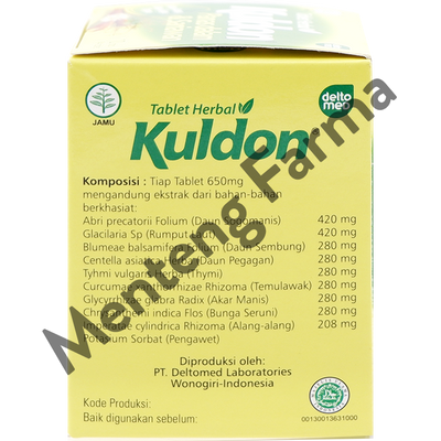 Kuldon Hd Kuldon 4 Tablet - Tablet Herbal Panas Dalam & Sariawan – Apotek