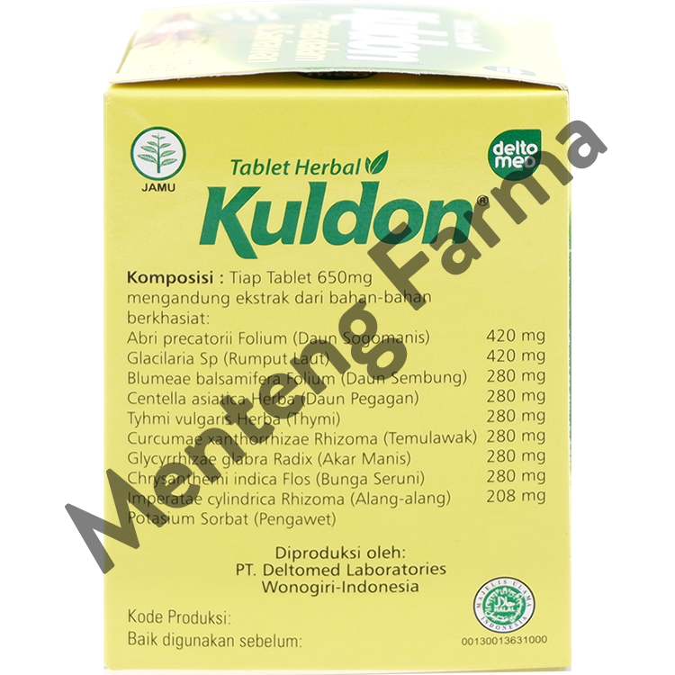 Kuldon Kuldon 4 Tablet - Tablet Herbal Panas Dalam & Sariawan – Apotek