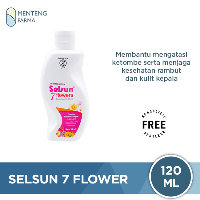 Selsun Flowers 120 mL - Shampoo Anti Ketombe - Menteng Farma