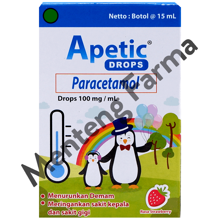 Apetic Drops 15 mL - Obat Demam dan Nyeri Anak