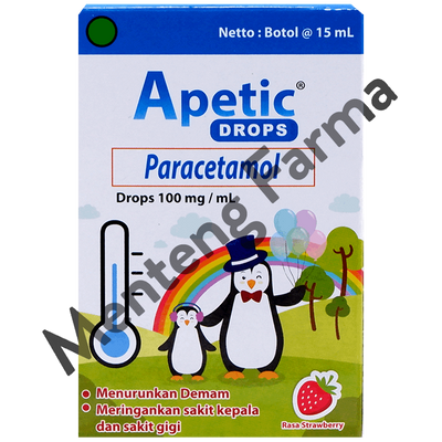 Apetic Drops 15 mL - Obat Demam dan Nyeri Anak