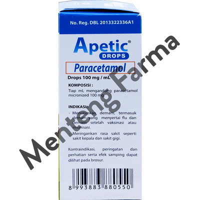 Apetic Drops 15 mL - Obat Demam dan Nyeri Anak