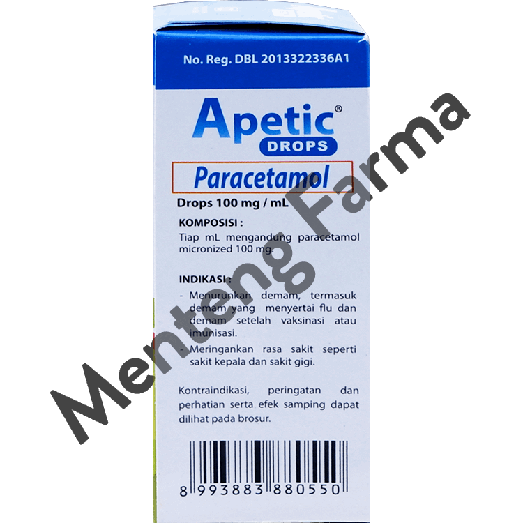 Apetic Drops 15 mL - Obat Demam dan Nyeri Anak