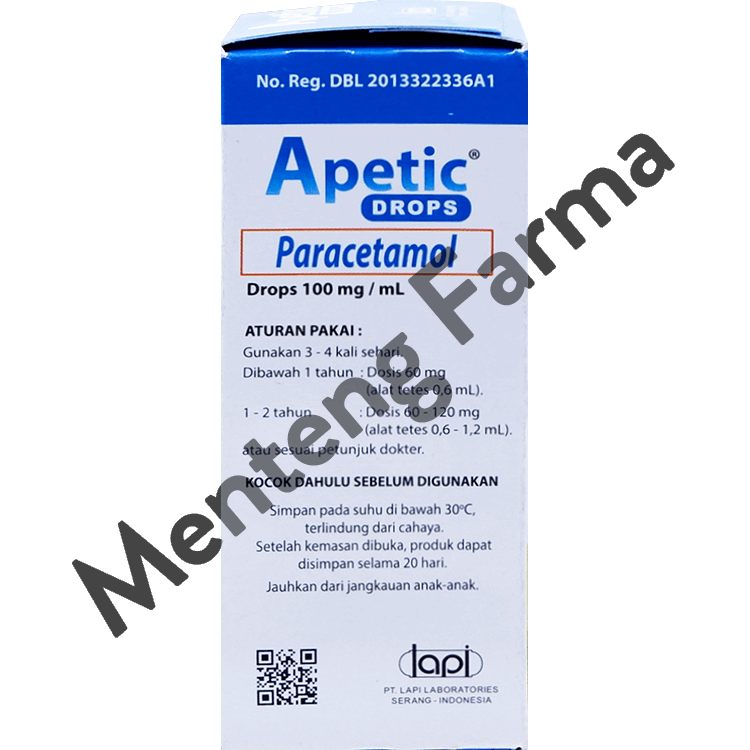 Apetic Drops 15 mL - Obat Demam dan Nyeri Anak