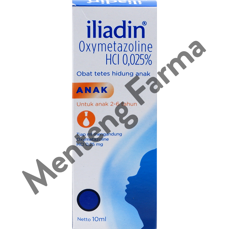 Iliadin Drop 10 mL - Tetes Hidung Anak - Menteng Farma