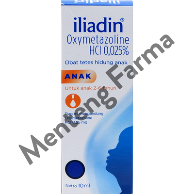 Iliadin Drop 10 mL - Tetes Hidung Anak - Menteng Farma