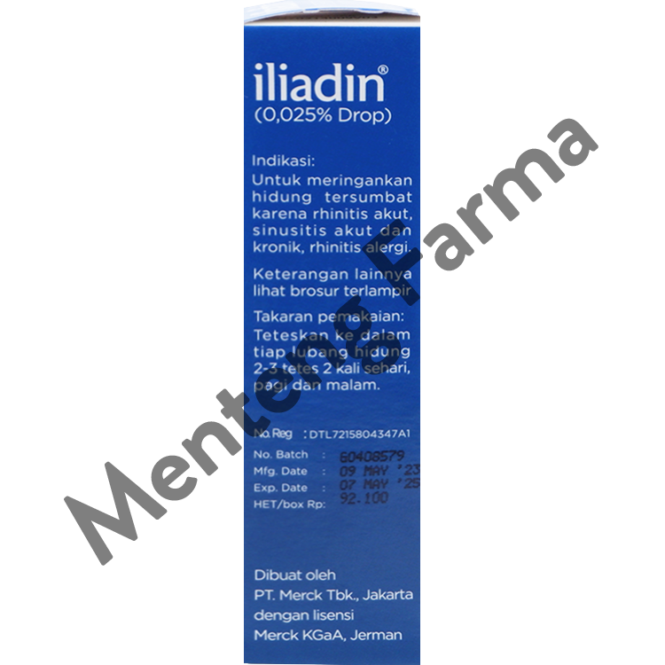 Iliadin Drop 10 mL - Tetes Hidung Anak - Menteng Farma