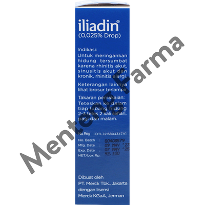 Iliadin Drop 10 mL - Tetes Hidung Anak - Menteng Farma