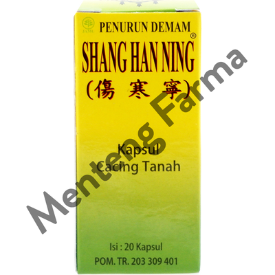 Shang Han Ning (Kapsul Ekstrak Cacing Tanah) - Menteng Farma