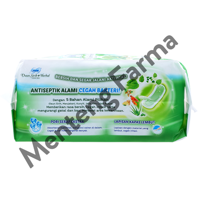 Charm Pembalut Herbal Ansept+ 23 cm 18 Pads - Pembalut Herbal 23 cm - Menteng Farma