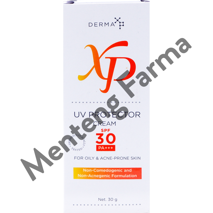 Derma XP UV Protector Cream SPF 30 - Sunscreen For Oily and Acne Skin - Menteng Farma