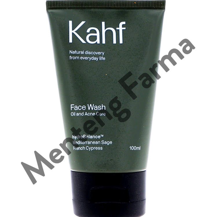 Kahf Oil and Acne Care Face Wash 100 mL - Pembersih Wajah Berminyak dan Jerawat - Menteng Farma