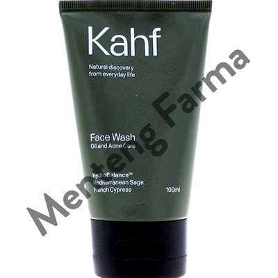 Kahf Oil and Acne Care Face Wash 100 mL - Pembersih Wajah Berminyak dan Jerawat - Menteng Farma