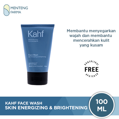 Kahf Skin Energizing and Brightening Face Wash 100 mL - Pembersih Wajah - Menteng Farma