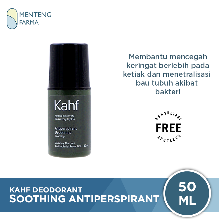 Kahf Soothing Antiperspirant Deodorant 50 mL - Antiperspirant Deodorant - Menteng Farma