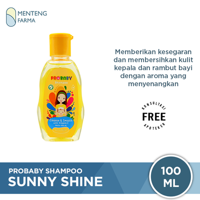 Probaby Shampoo Sunny Shine 100 mL - Shampoo Bayi - Menteng Farma