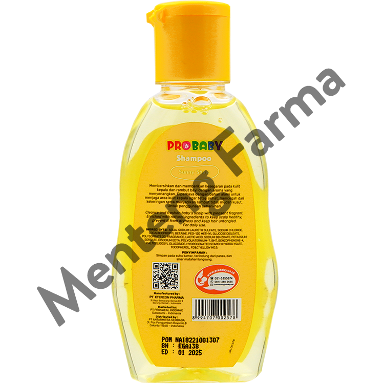 Probaby Shampoo Sunny Shine 100 mL - Shampoo Bayi - Menteng Farma