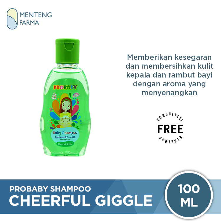 Probaby Shampoo Cheerful Giggle 100 mL - Shampoo Bayi - Menteng Farma