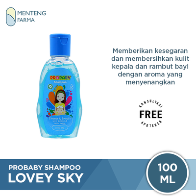 Probaby Shampoo Lovey Sky 100 mL - Shampoo Bayi - Menteng Farma