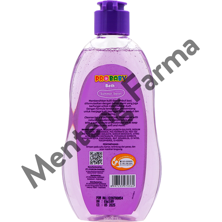 Probaby Bath Summer Sweet 200 mL - Sabun dan Shampoo Bayi - Menteng Farma