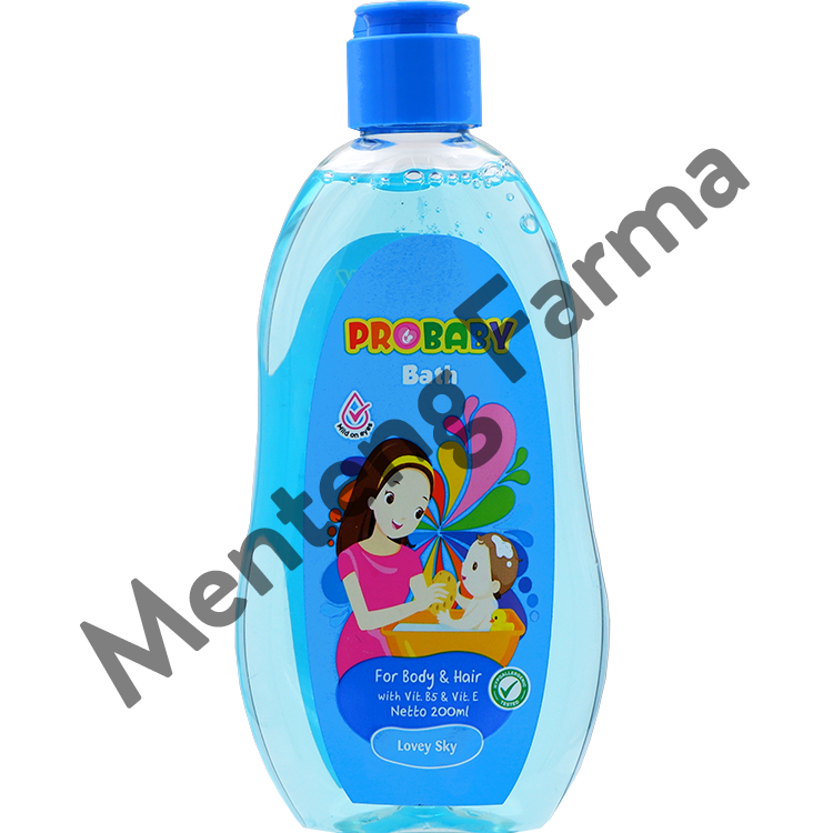 Probaby Bath Lovey Sky 200 mL - Sabun dan Samphoo Bayi - Menteng Farma