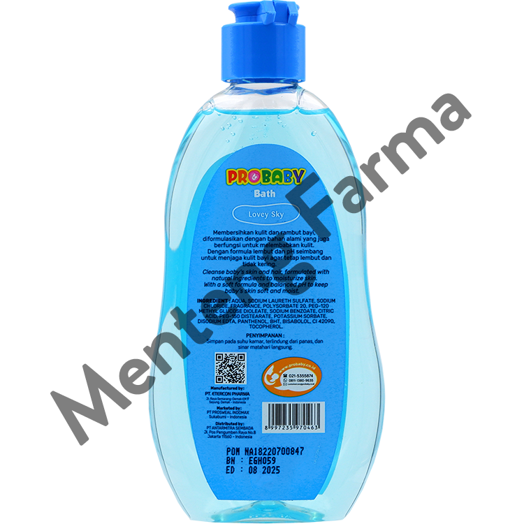 Probaby Bath Lovey Sky 200 mL - Sabun dan Samphoo Bayi - Menteng Farma