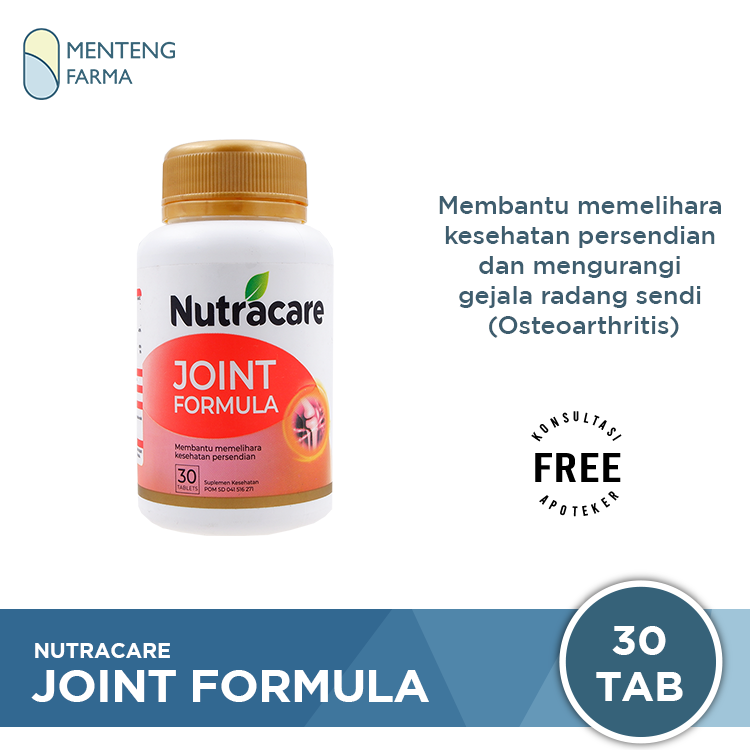 Nutracare Joint Formula - Suplemen Kesehatan Tulang dan Sendi - Menteng Farma