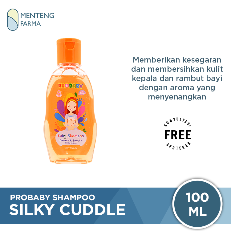 Probaby Shampoo Silky Cuddle 100 mL - Shampoo Bayi - Menteng Farma