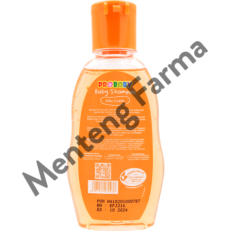 Probaby Shampoo Silky Cuddle 100 mL - Shampoo Bayi - Menteng Farma