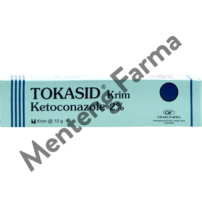 Tokasid 2% Cream 10 g - Obat Gatal Kulit dan Infeksi Jamur - Menteng Farma