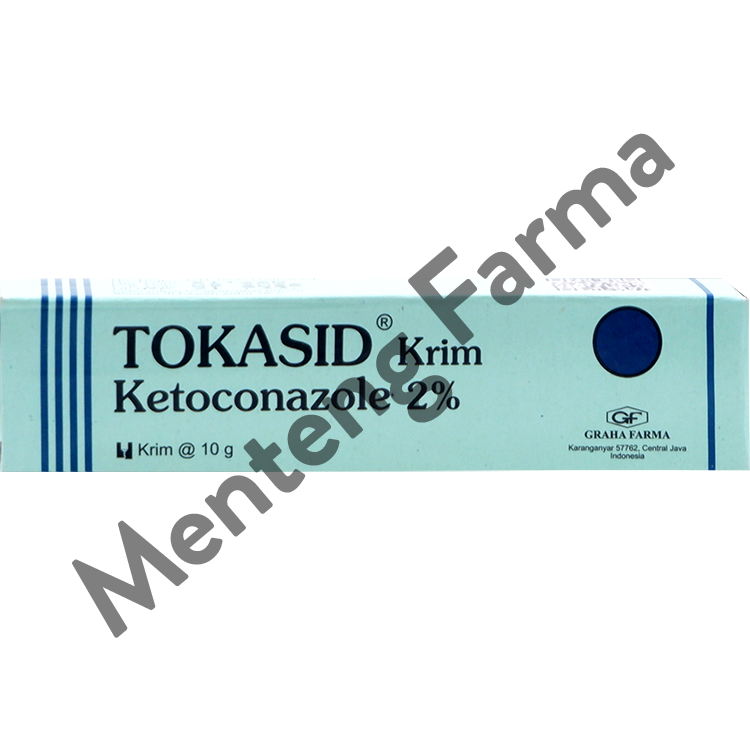 Tokasid 2% Cream 10 g - Obat Gatal Kulit dan Infeksi Jamur - Menteng Farma