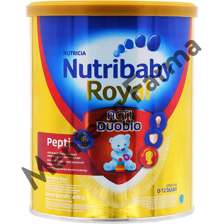 Nutribaby Royal Pepti 400 Gr - Formula Khusus Alergi Susu Sapi - Menteng Farma
