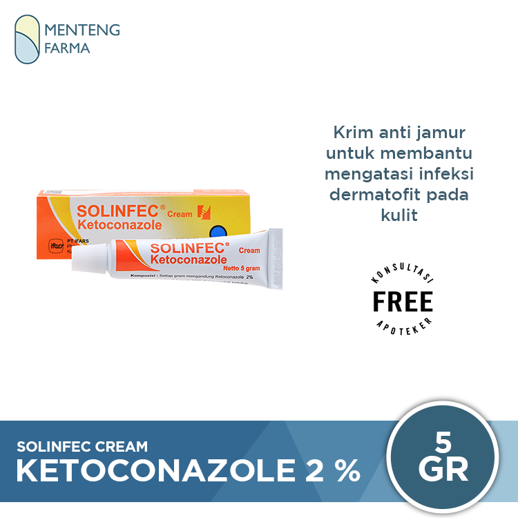 Colipred Solinfec Cream 5 g - Krim Gatal Kulit Infeksi Jamur – Apotek
