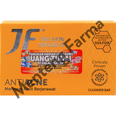 JF Anti Acne Bar 90 Gr - Sabun Anti Jerawat - Menteng Farma
