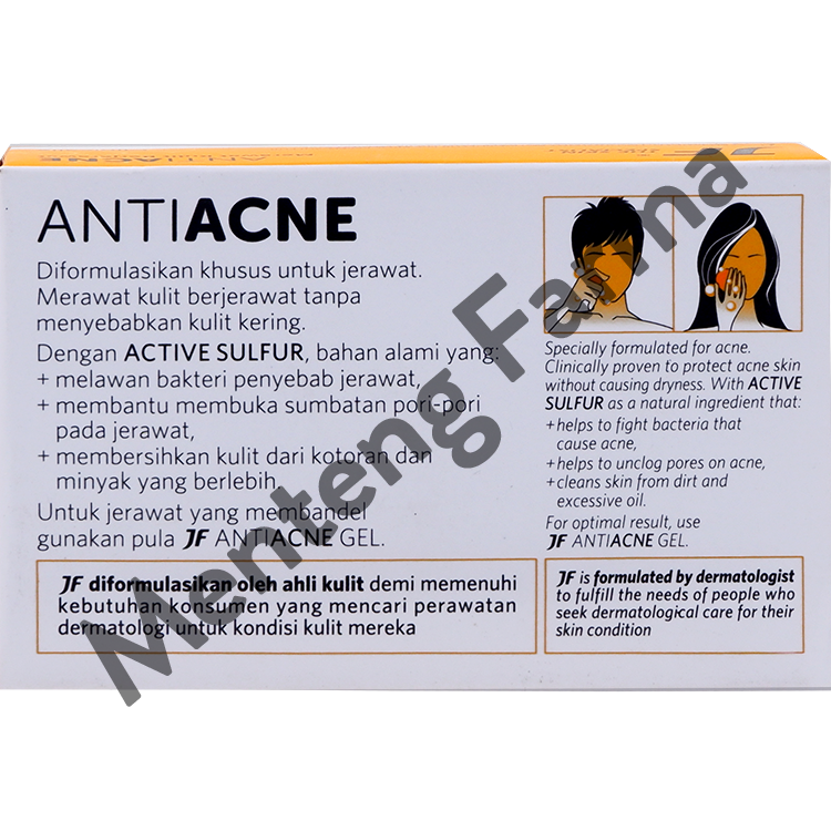 JF Anti Acne Bar 90 Gr - Sabun Anti Jerawat - Menteng Farma