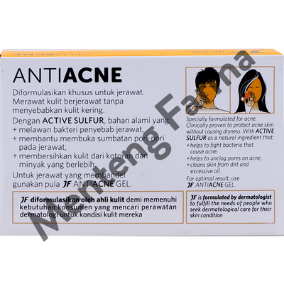 JF Anti Acne Bar 90 Gr - Sabun Anti Jerawat - Menteng Farma